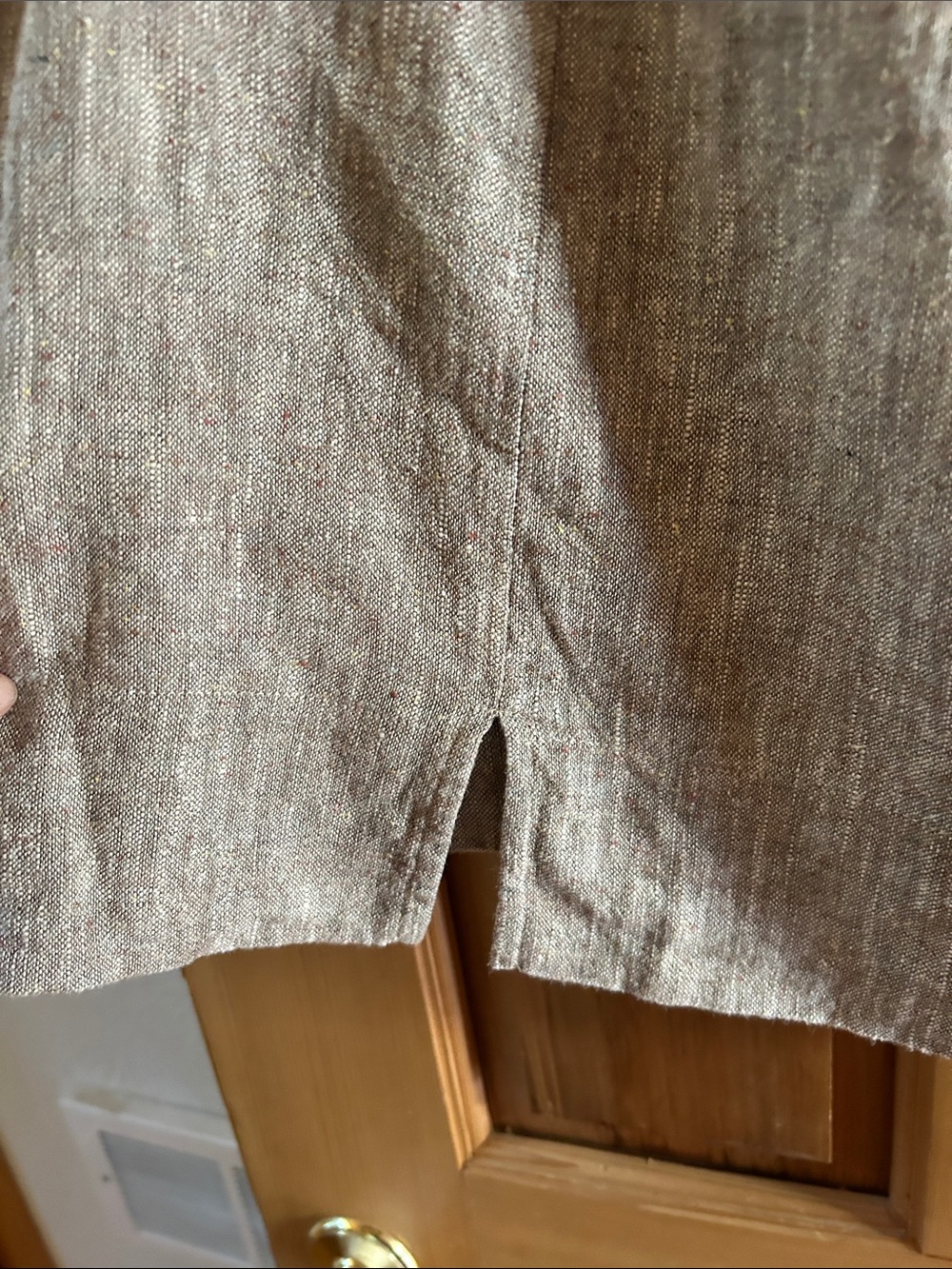 Relaxed Natural Linen Tank Top - Unbranded - Picture 3 of 9